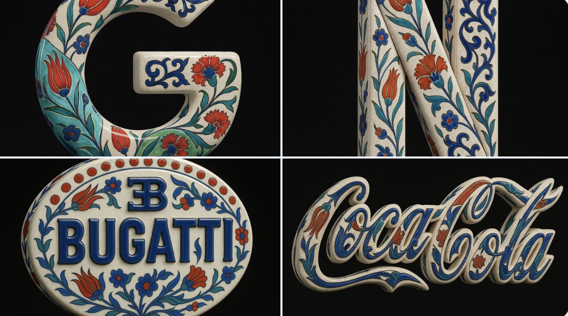 Porcelain logo transform