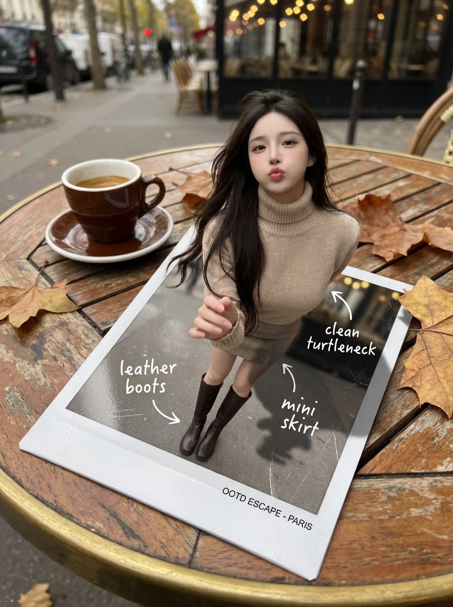 Người phụ nữ như hiện ra từ bức ảnh vừa rửa xong