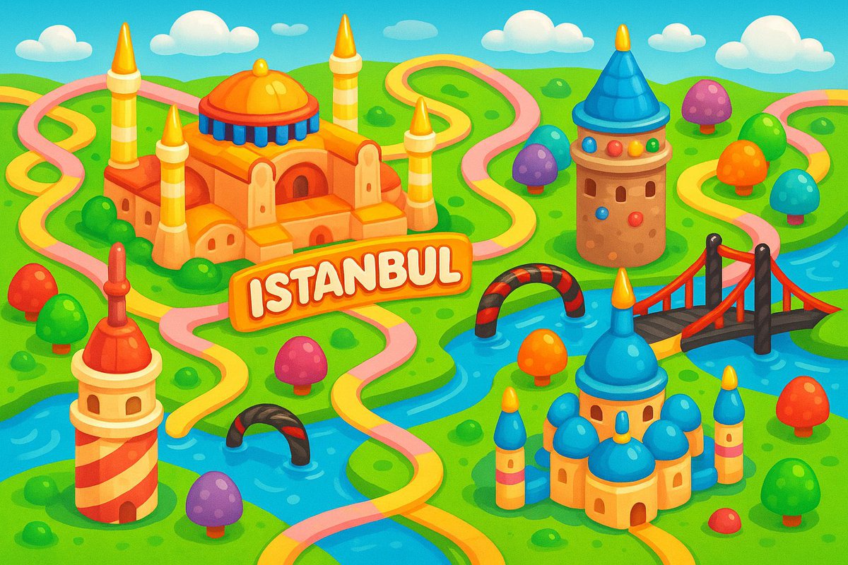 Candy Crush Saga-Stadtstil