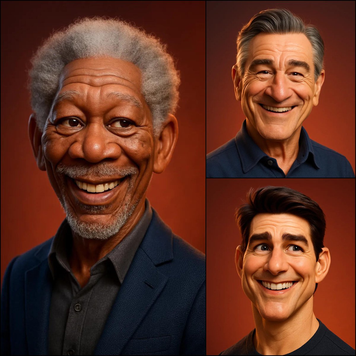 3D tecknat porträtt