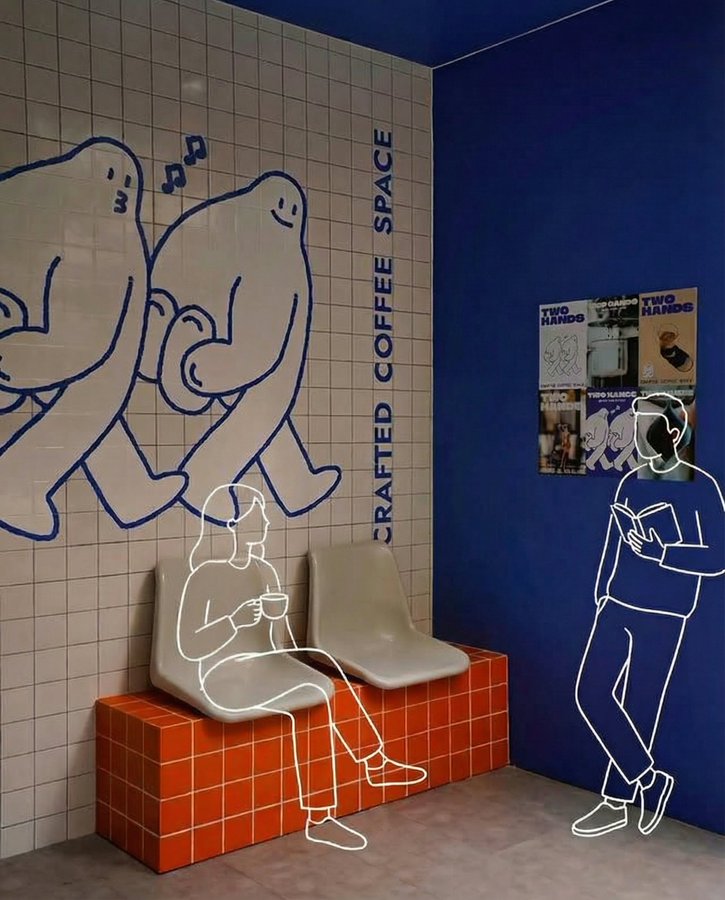 스케치 인물을 실제 사진에 추가하기