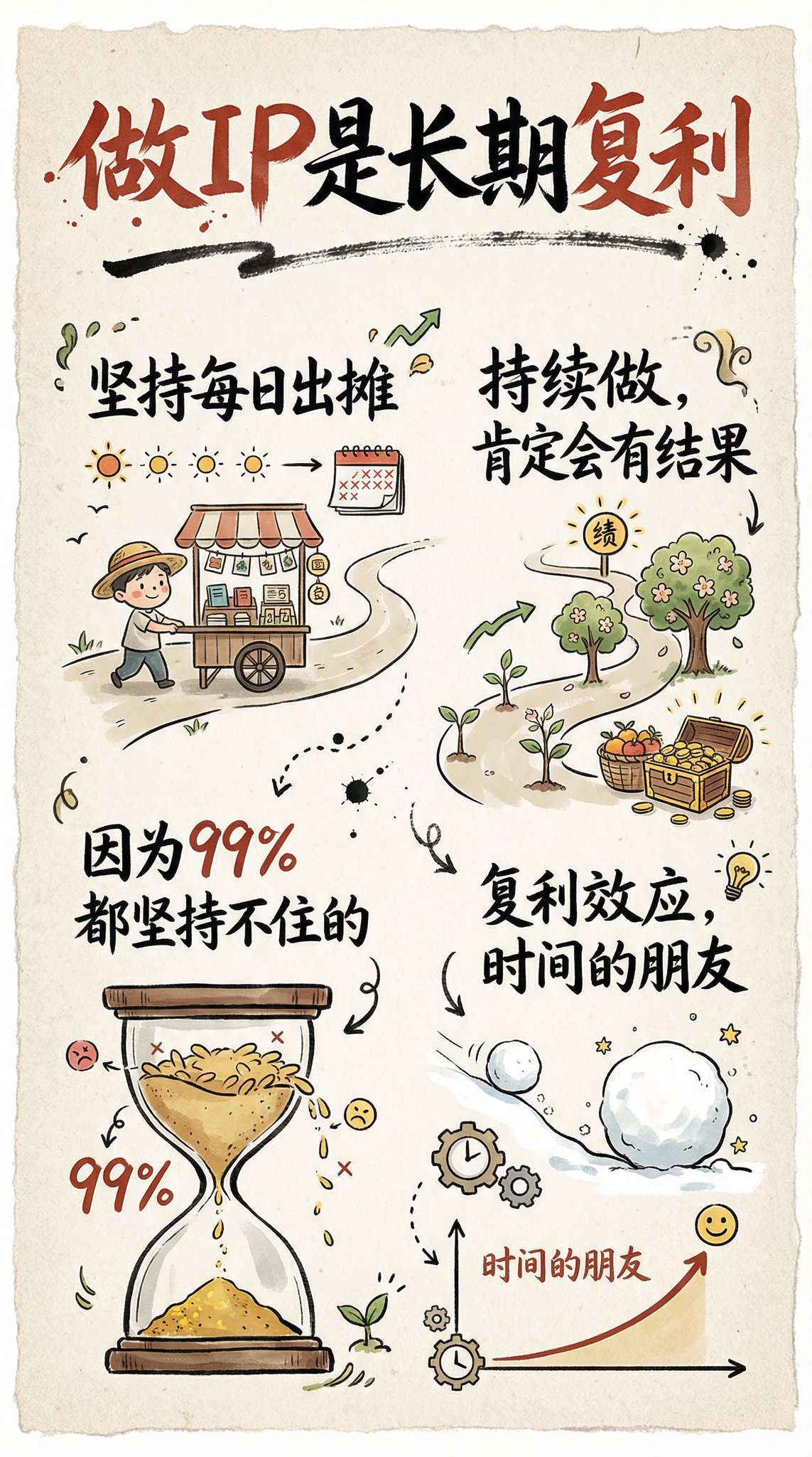 Carta infografica in stile disegno a mano