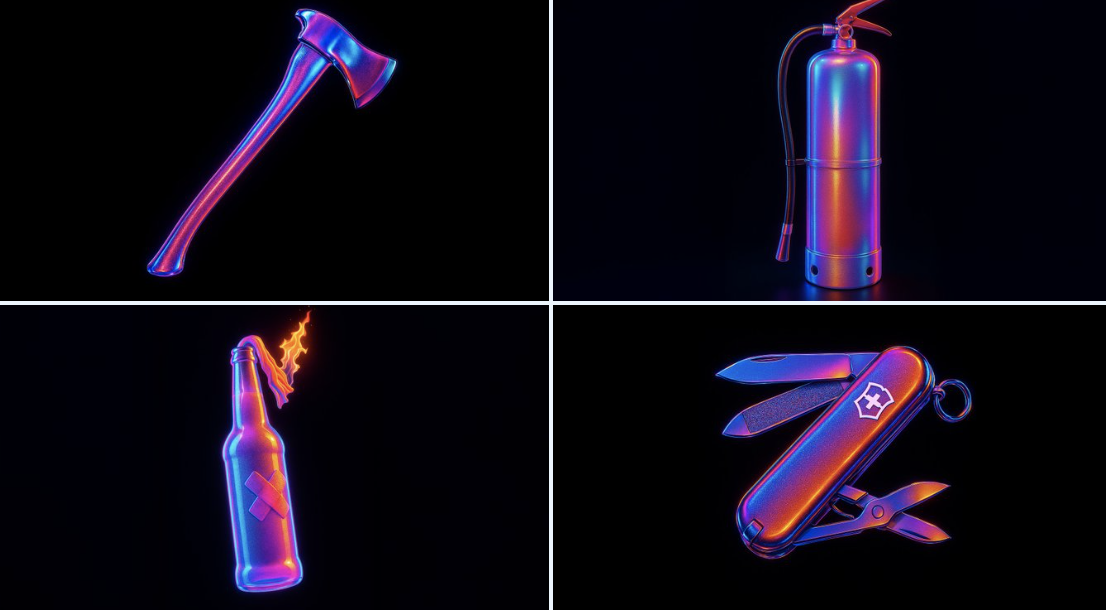 네온 스타일 도구