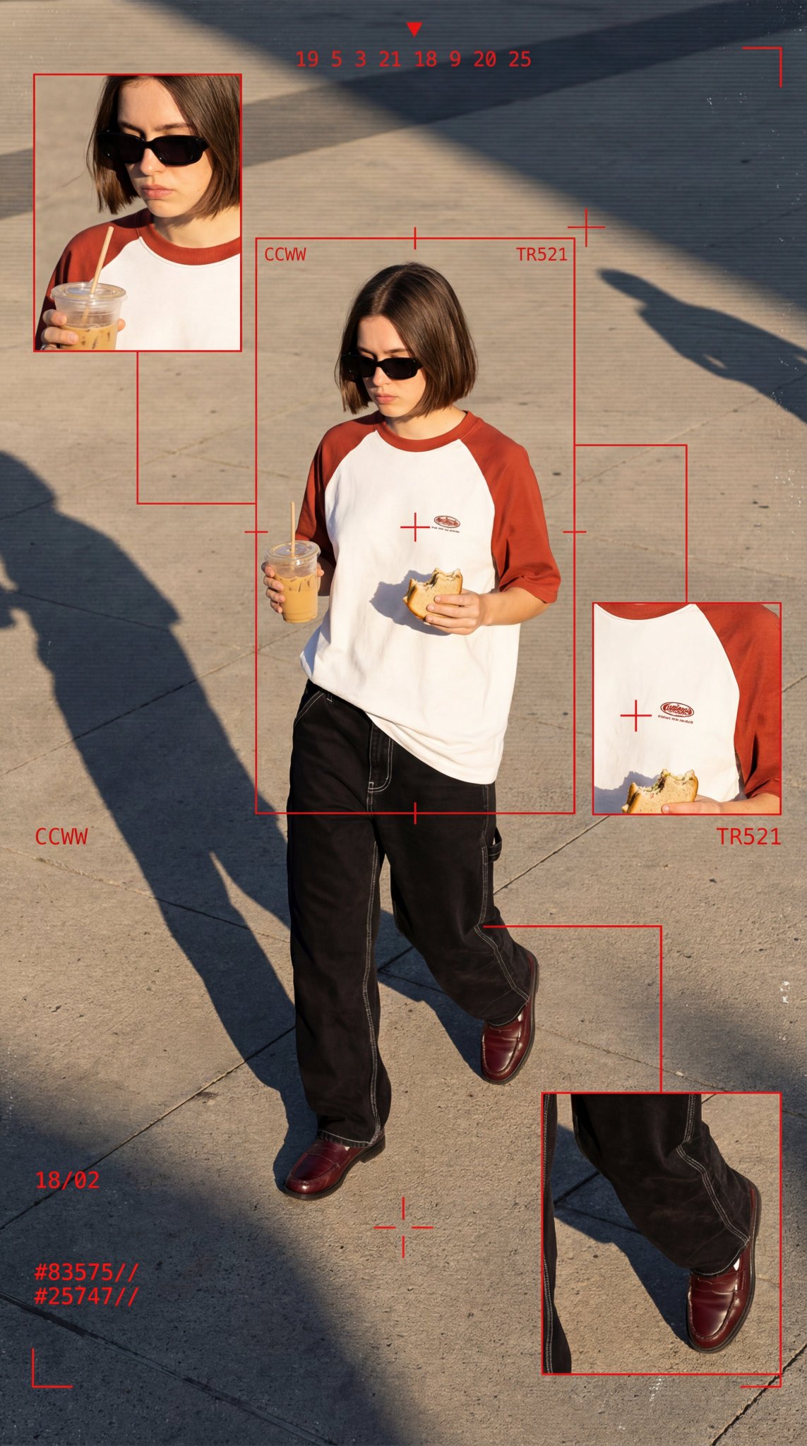 Cyberpunk tarzında bir moda çekimi serisi