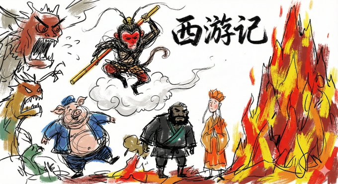 Graffiti-Linien mit Trockenpinsel-Farbflächen